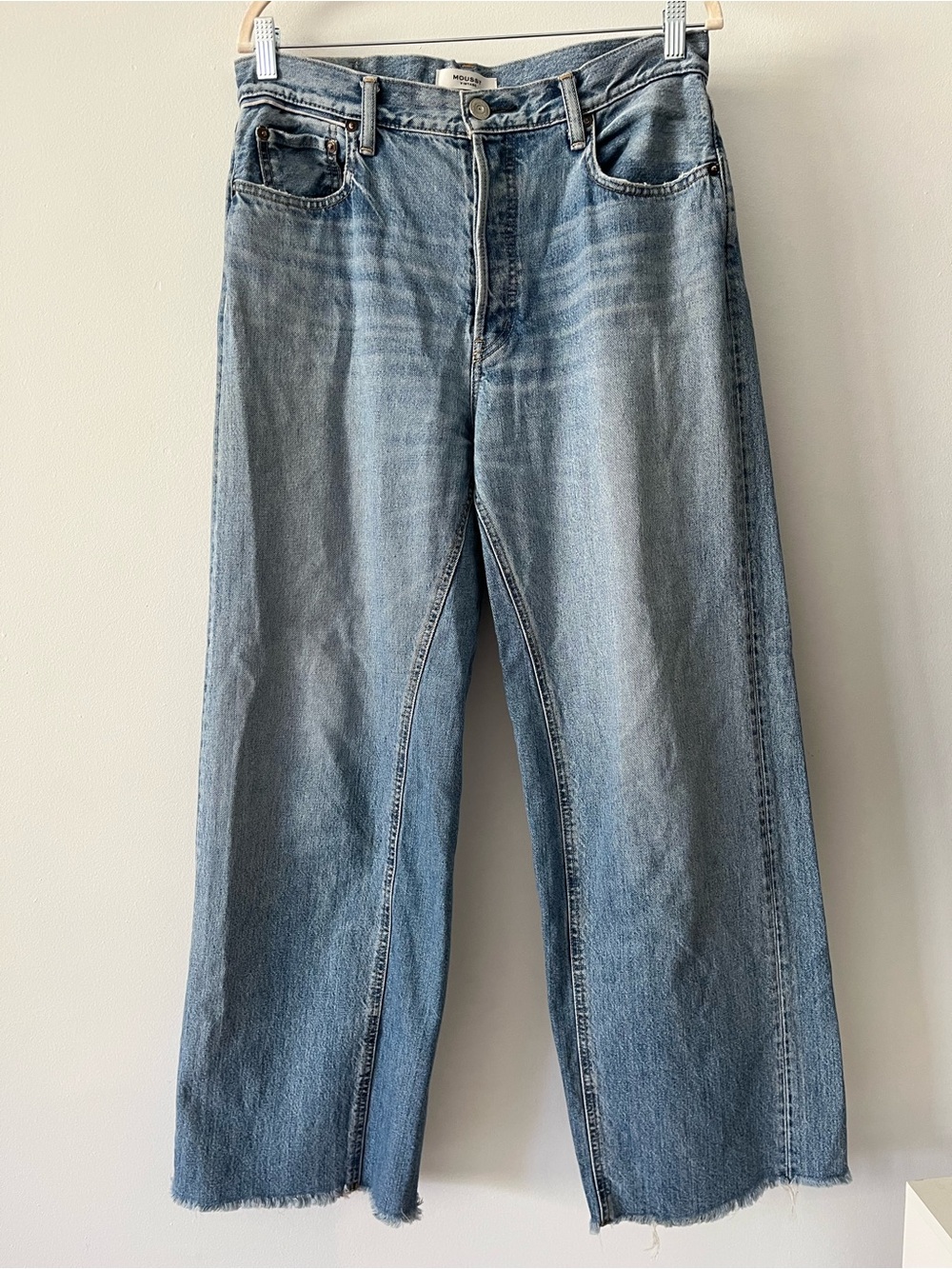 Moussy Vintage 100% Cotton Wide-Leg Jeans Sz 30